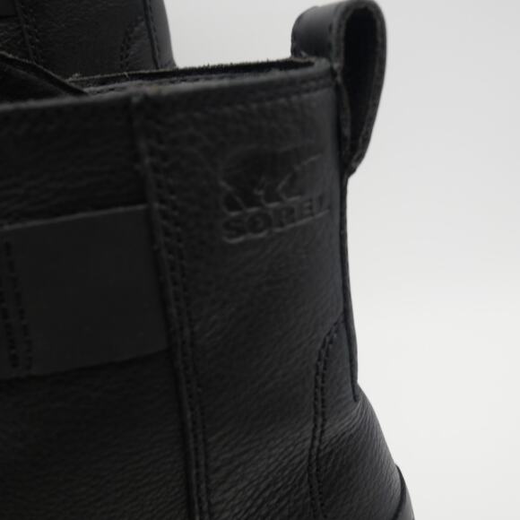 NEW Sorel Women's 7 Joan Now Lace Waterproof Boot Black Leather NO BOX - Picture 4 of 11